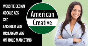 American Creative Logo for Internet Marketing for Small Business
