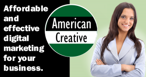 American Creative Logo for SEO Content, Increasing Website Conversions, Digital Marketing Strategy