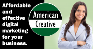 American Creative Logo for Internet Marketing for Small Business