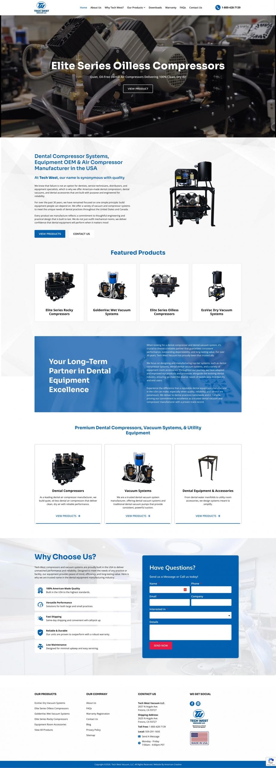Tech-West-Vacuum-Dental-Compressor-Systems-and-Equipment-OEM-in-the-USA-Canada-acsnap